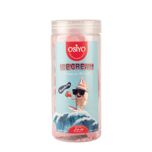 بستنی خشک توت فرنگی